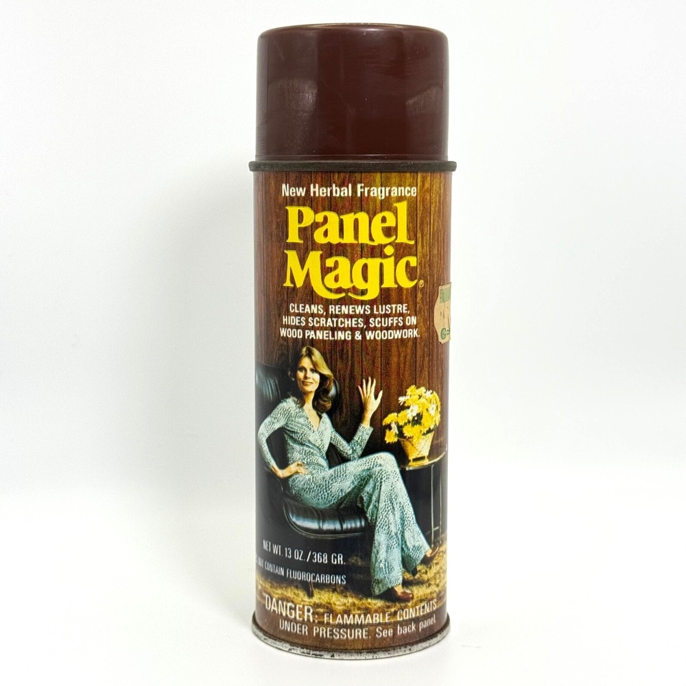 VTG Panel Magic Wood‎ Cleaner Spray 13oz Herbal Scent – NEW Paneling Shine USA
